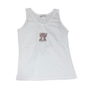 Y2K friends of the heart leopard tank